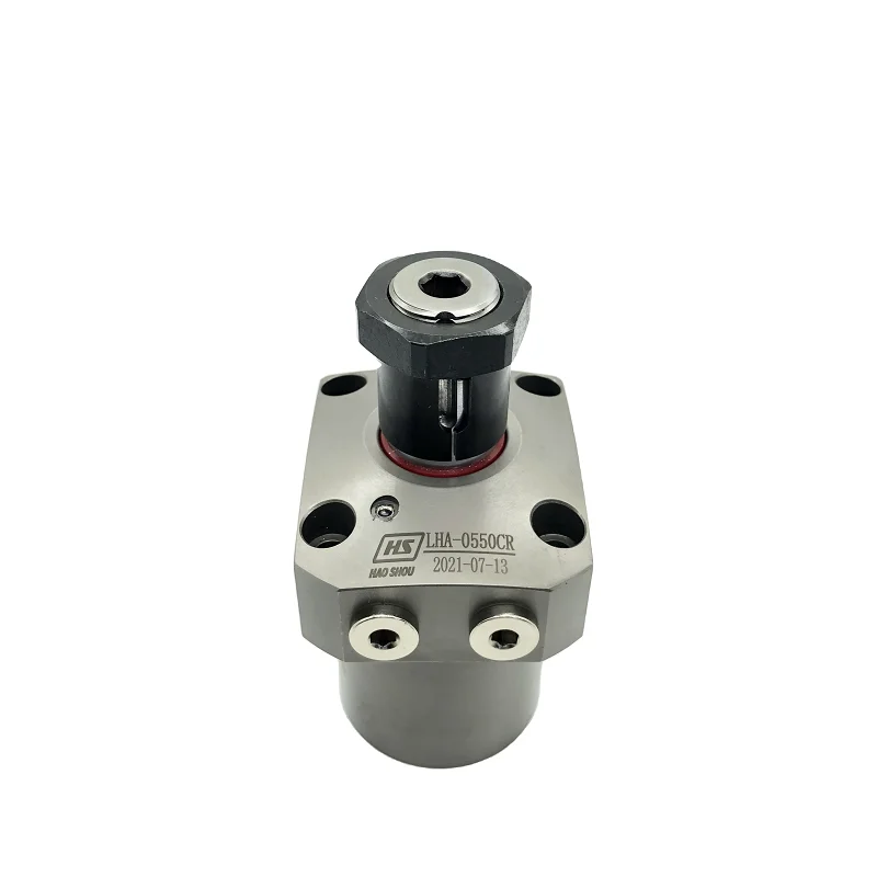 

Hydraulic lock Hydraulic release Double acting Swing clamp with high output and high speed