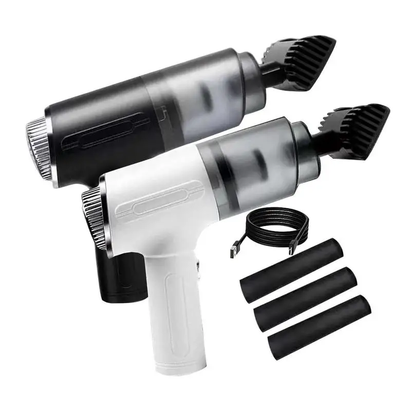 

Handheld Vacuum Portable Cordless Vacuum Cleaner With 3 Replacement Heads Rechargeable Powerful Suction Hand Vacuum Cleaning