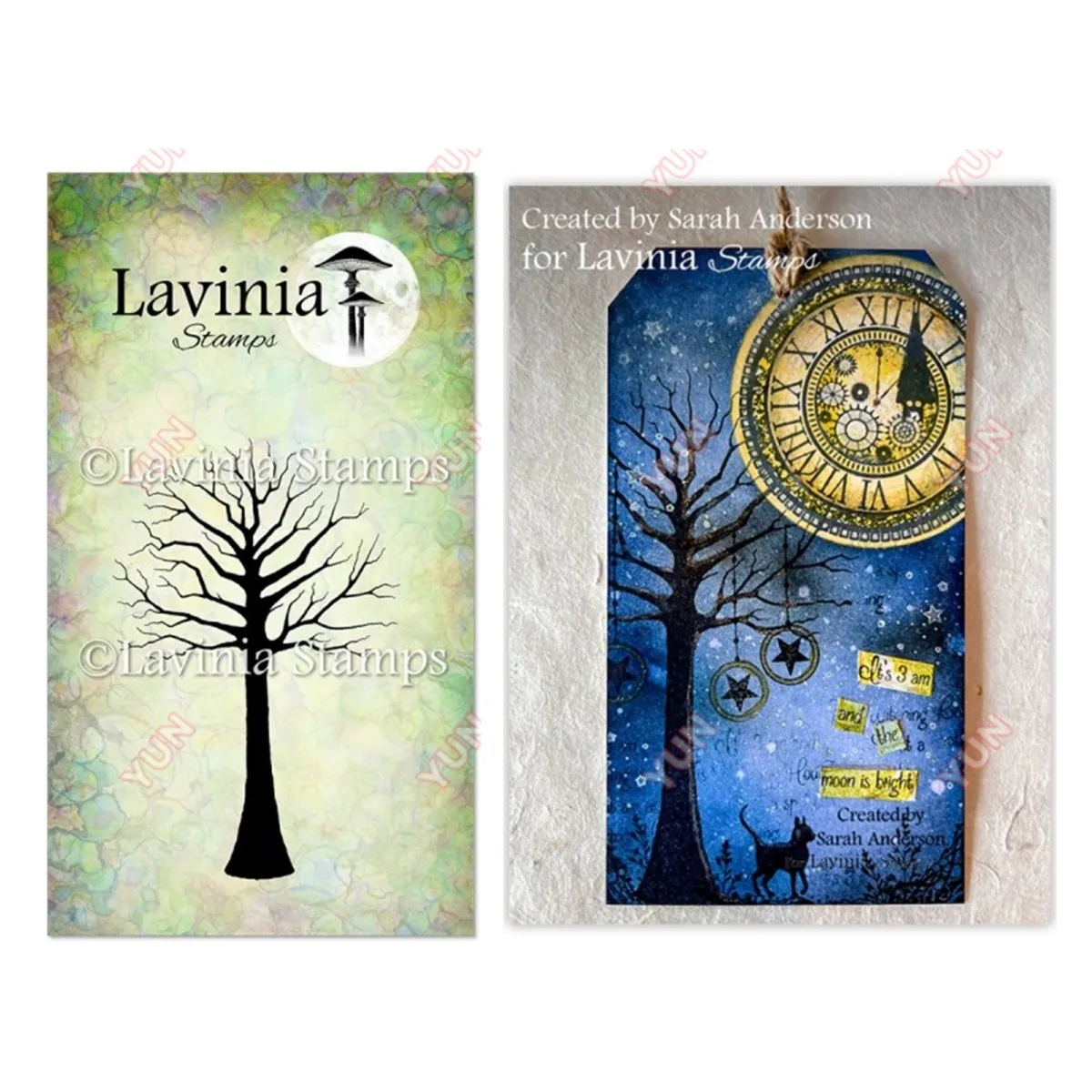 Прозрачный силиконовый трафарет с изображением дерева алкогольных напитков