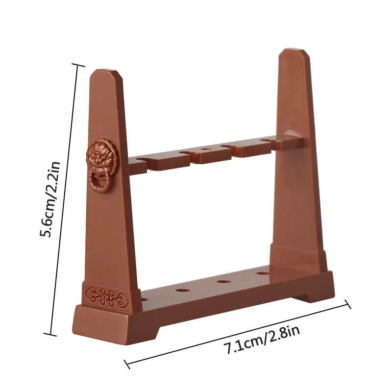 MOC держатель инструментов Строительные блоки Средневековый солдат Рыцарь