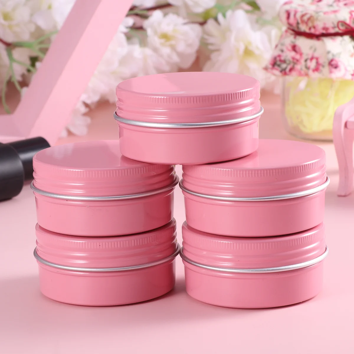 

20 Pcs Cosmetics Container Toiletry Containers Old Fashioned Miss Makeup Travel Bottle Aluminum