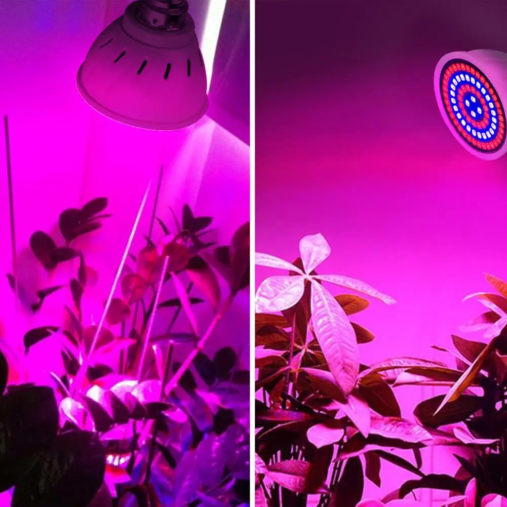 Светодиодная УФ-лампа для выращивания растений лампочсветильник саженцев