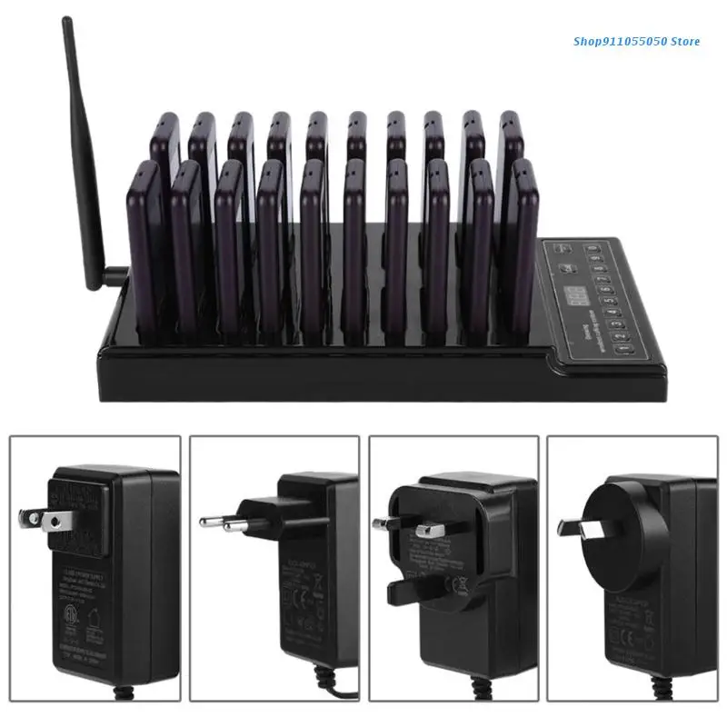 C5AB Restaurant Wireless Queue Calling System 3 Indication Modes for Restaurant Shop
