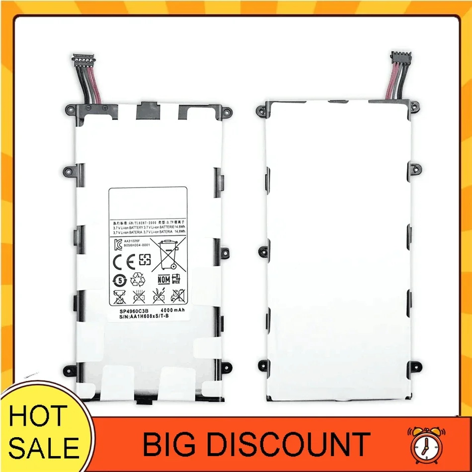 Сменный аккумулятор для Samsung Galaxy Tab 2 7 0 Plus SP4960C3B P3100 P6200 P3110 4000 мАч инструменты