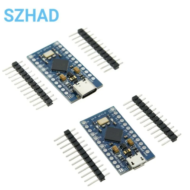 Плата типа c MICRO USB ATMEGA32U4, модуль 5 в 16 МГц для контроллера Arduino ATMEGA32U4-AU/MU Pro-Micro, замена Pro Mini
