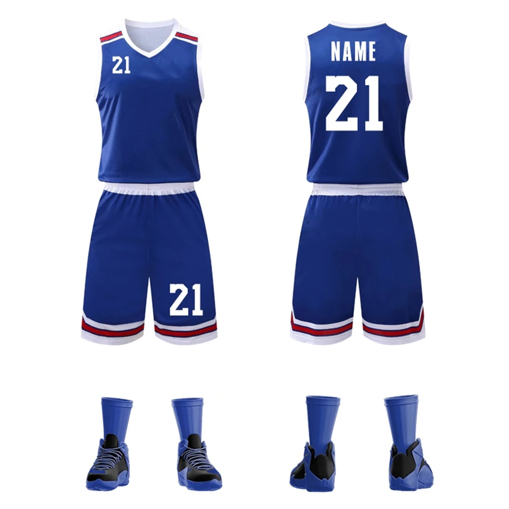Summer New Basketball Jersey Training Set Men's and Women's Quick Drying and Breathable University Team Customized Clothing