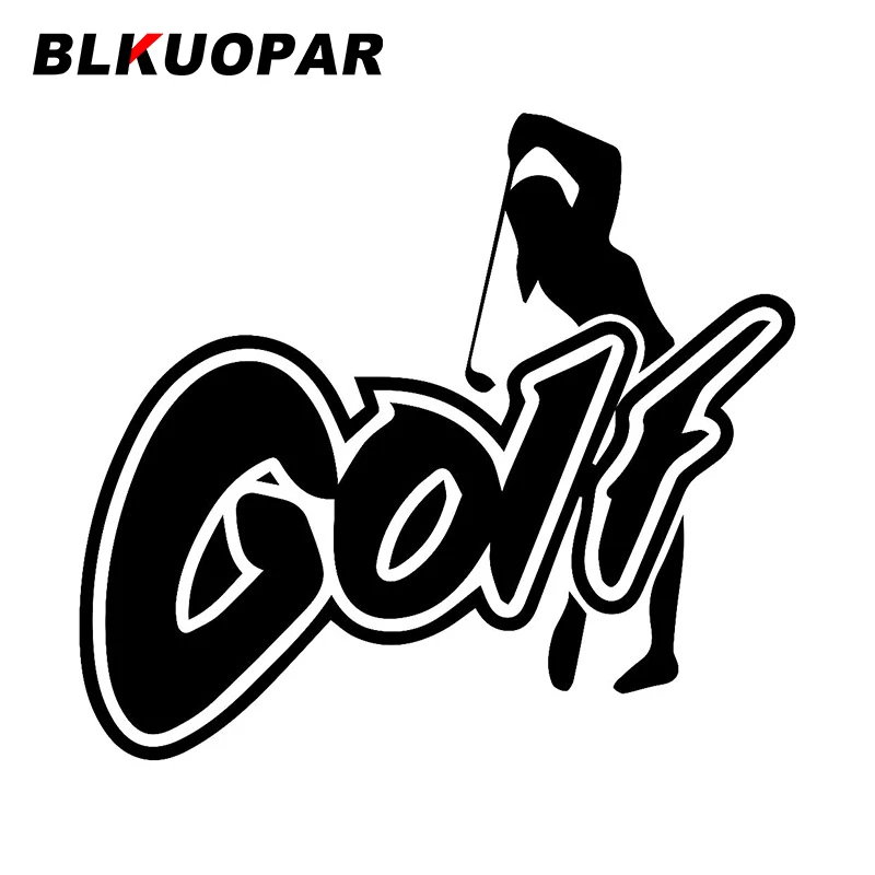 

BLKUOPAR Golf Женская Автомобильная наклейка Водонепроницаемая окклюзия царапина высечка винил JDM забавная наклейка креативное лобовое стекло с...