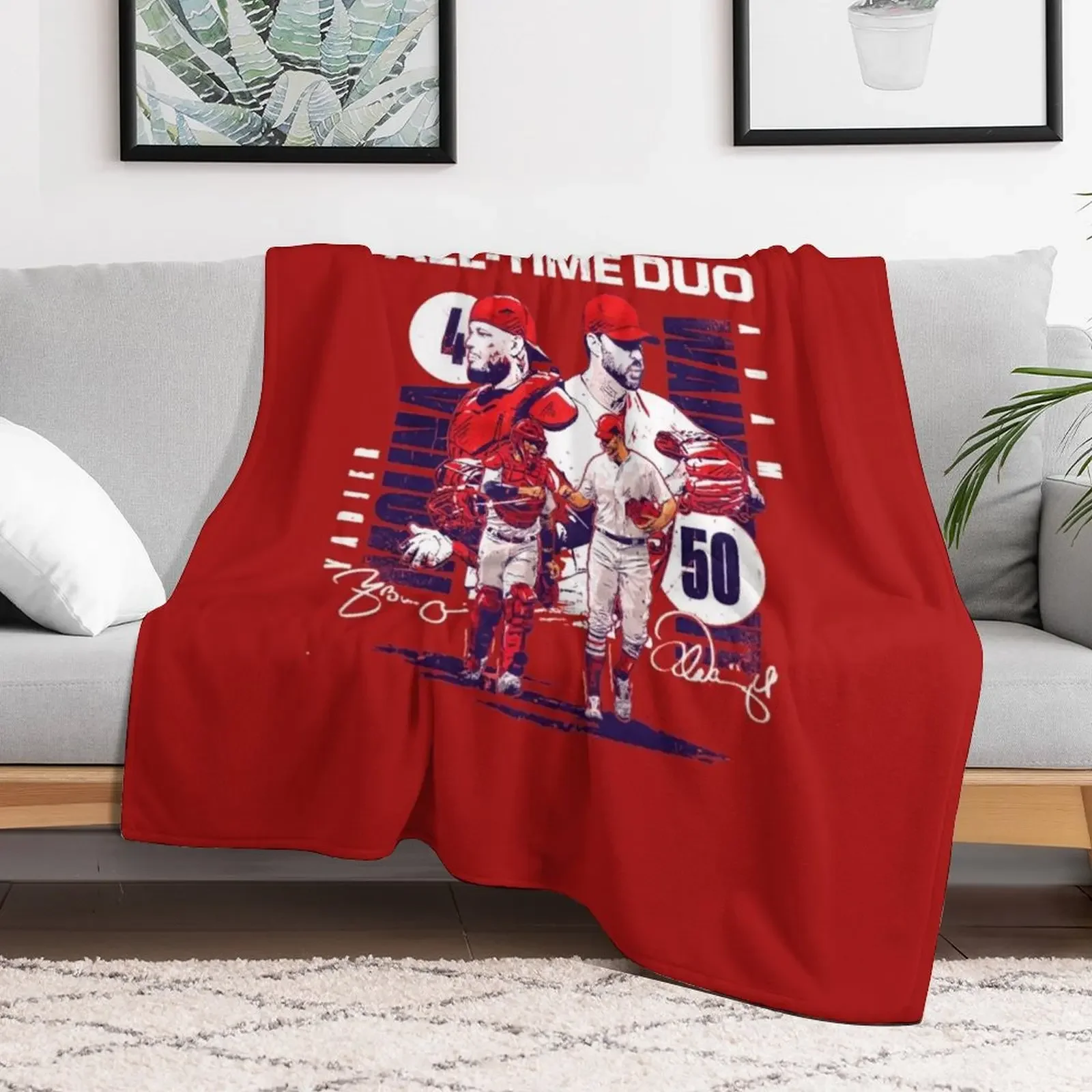 Molina and Wainwright все time duo Пледы Кровать Симпатичные одеяла