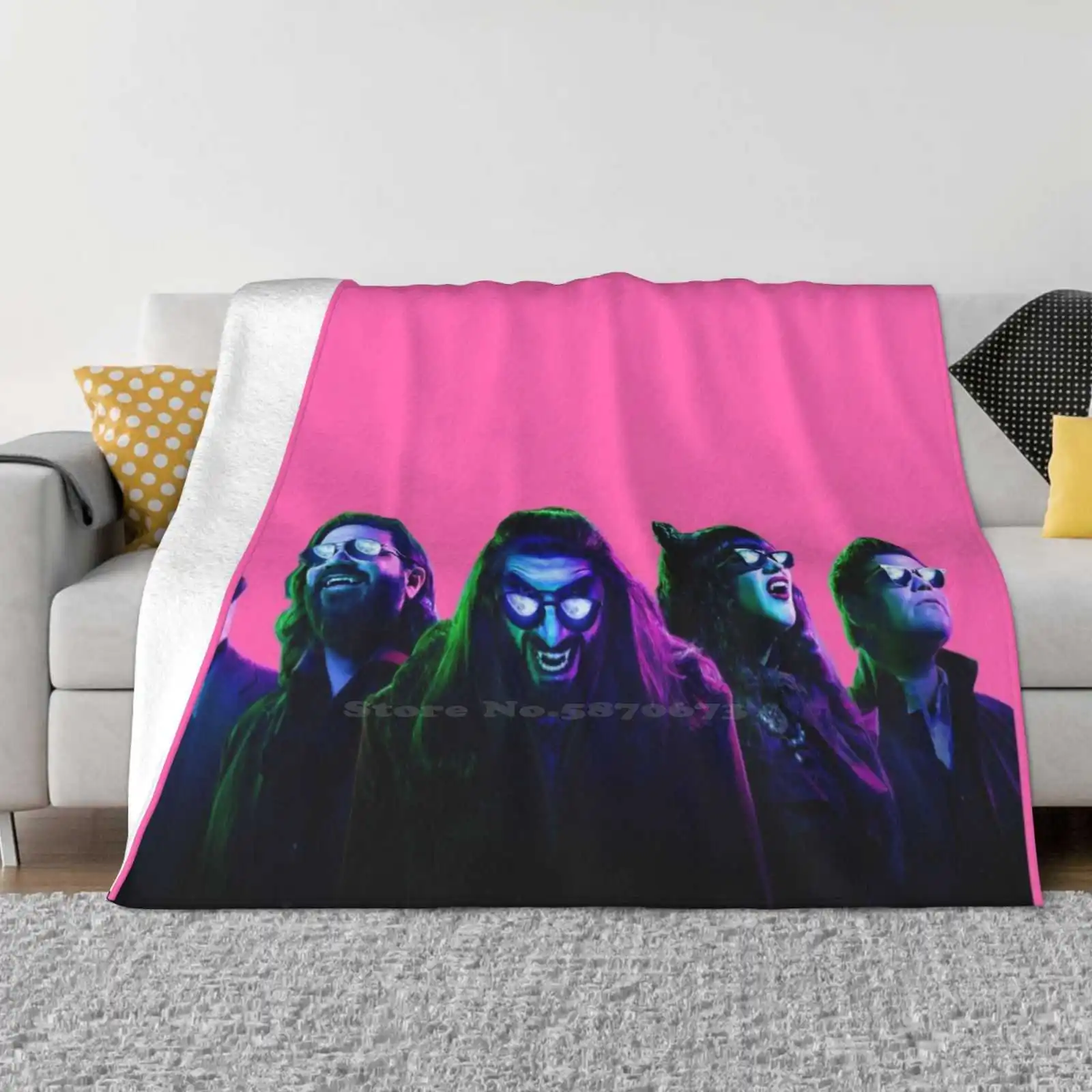 Vampire Gang-Wwdits Трендовый стиль Забавная мода Мягкое одеяло Nandor The Relentless Laszlo Cravensworth