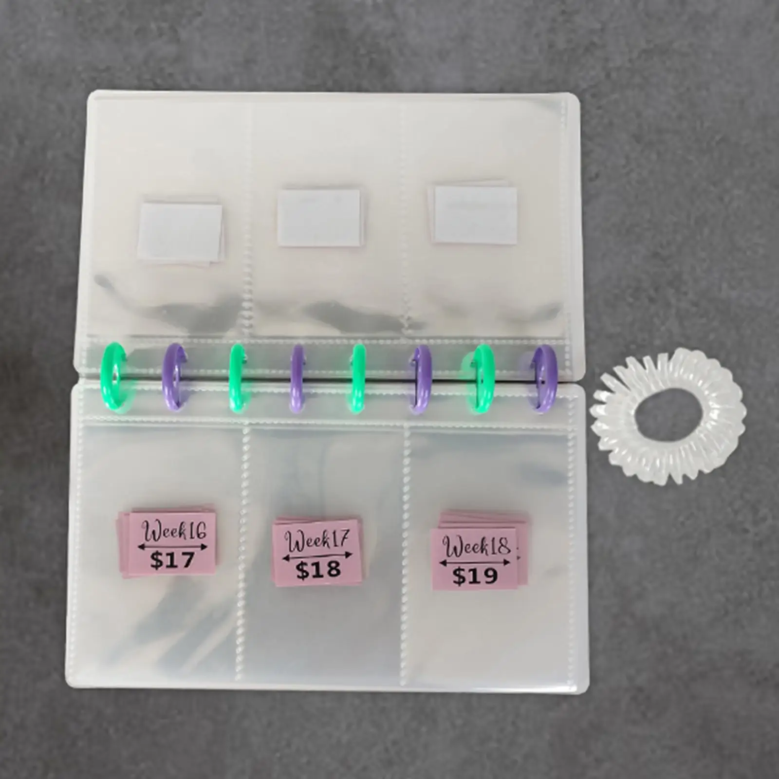 

52 Weeks Money Saving Challenge Binder Money Saving Organizer Budget Binder Money Organizer for Budgeting Cash Travel