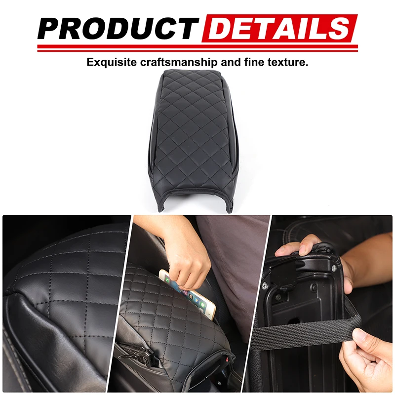 Фото Для Mitsubishi ASX RVR Outlander Sport 2011-2018 автомобильный подлокотник, защитная подушка с 2 сумками для хранения, аксессуары №5