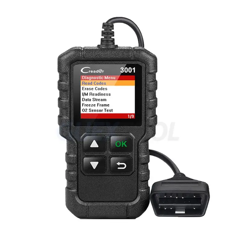 LAUNCH Creader 3001/CR3001 OBD II full-function code reader card overseas multi-language images - 6