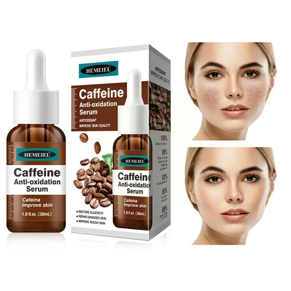 

30ml Caffeine Face Serum Skin Care Cosmetics Circle Dark Wrinkle Removal Essence Smoothing Brightening Anti-aging M6l8