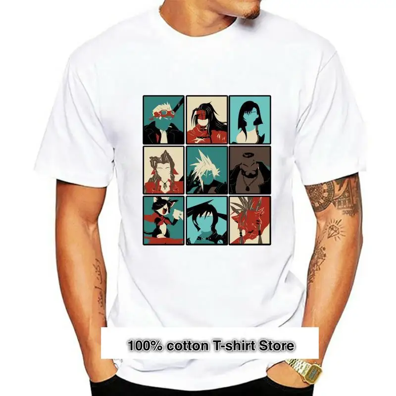 

Футболка последней фантазии 7, женская, мужская, поп-арт