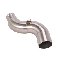 escape motorcycle middle connect tube mid link pipe stainless steel exhaust system for honda ctx 700 all years