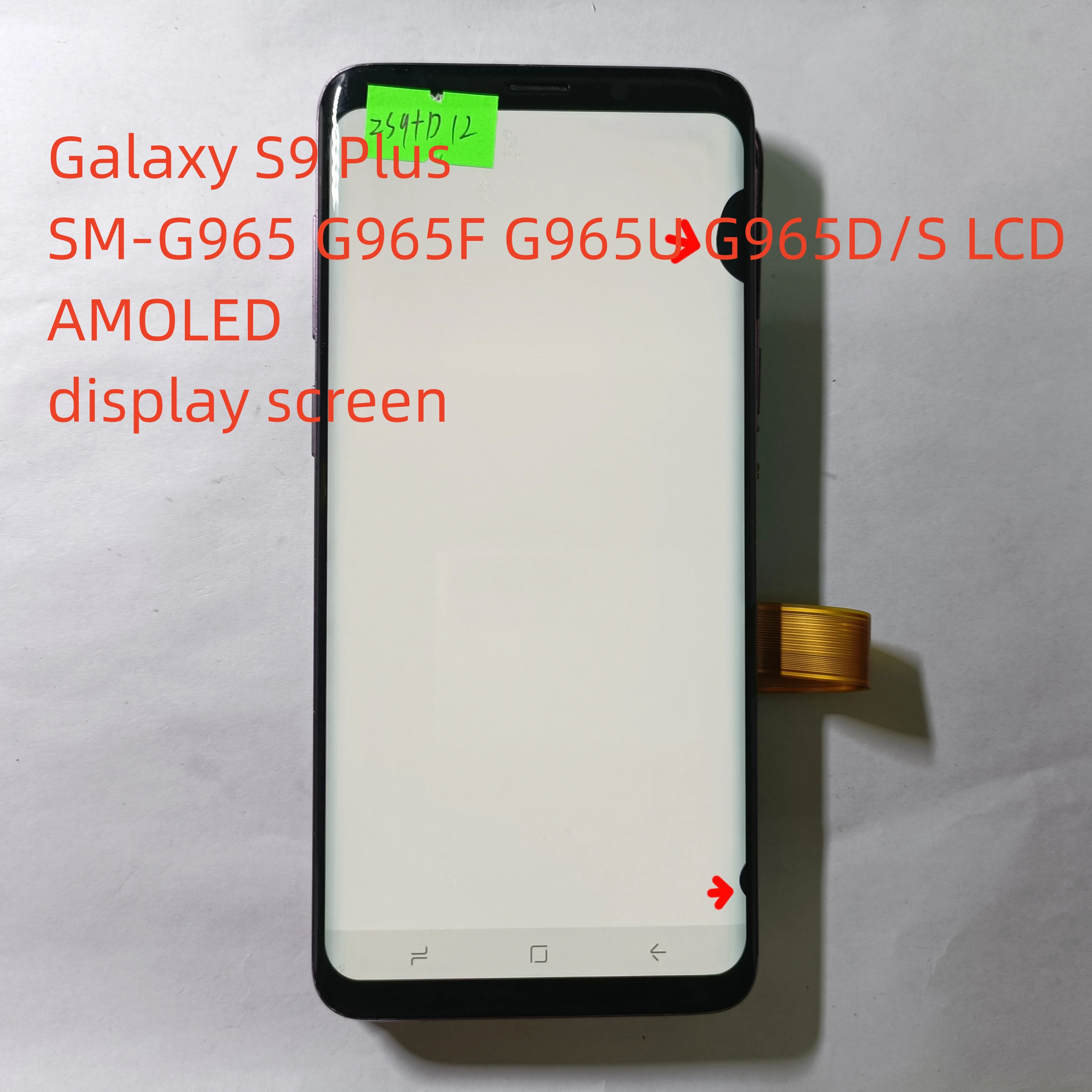 

S9plus Black Dot Defect in AMOLED Material, Original Galaxy S9 Plus SM-G965 G965F G965U G965D/S LCD Display Screen Assembly