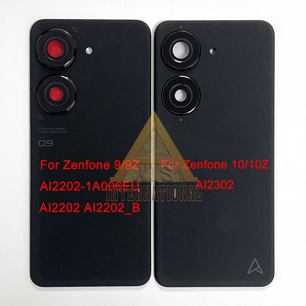 Оригинальная крышка аккумуляторного отсека для Asus Zenfone 9 9Z, крышка аккумуляторного отсека для Asus Zenfone 1010Z AI2302 + задняя крышка + рамка камеры + стеклянная линза (art.: 3920dafedf302) - 3920dafedf302