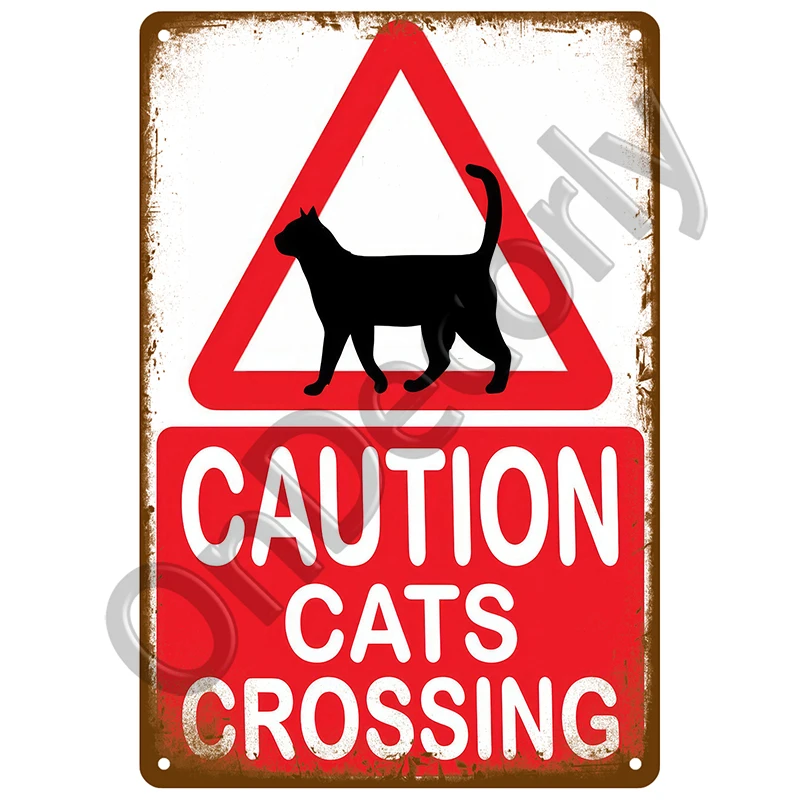 Металлический знак в стиле ретро винтажный жестяной плакат виде опасности