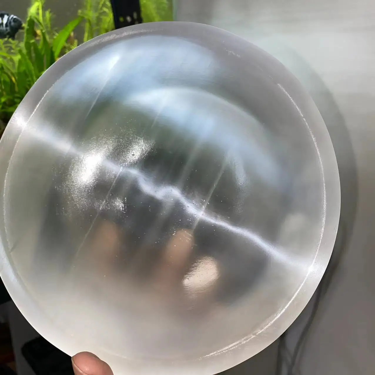 Натуральный селенит из белого гипса Bowl