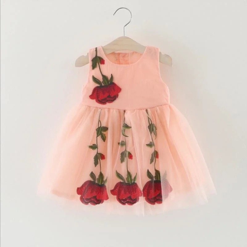 

summer short sleeve kids princess dress for girl fairy skirt cheap costume mesh wear