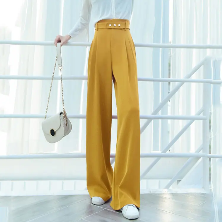 

Spring Summer 2022 New High Waist Wide Leg Pants for Women Modern Dance Latin Dance Pants Dance Clothes Women