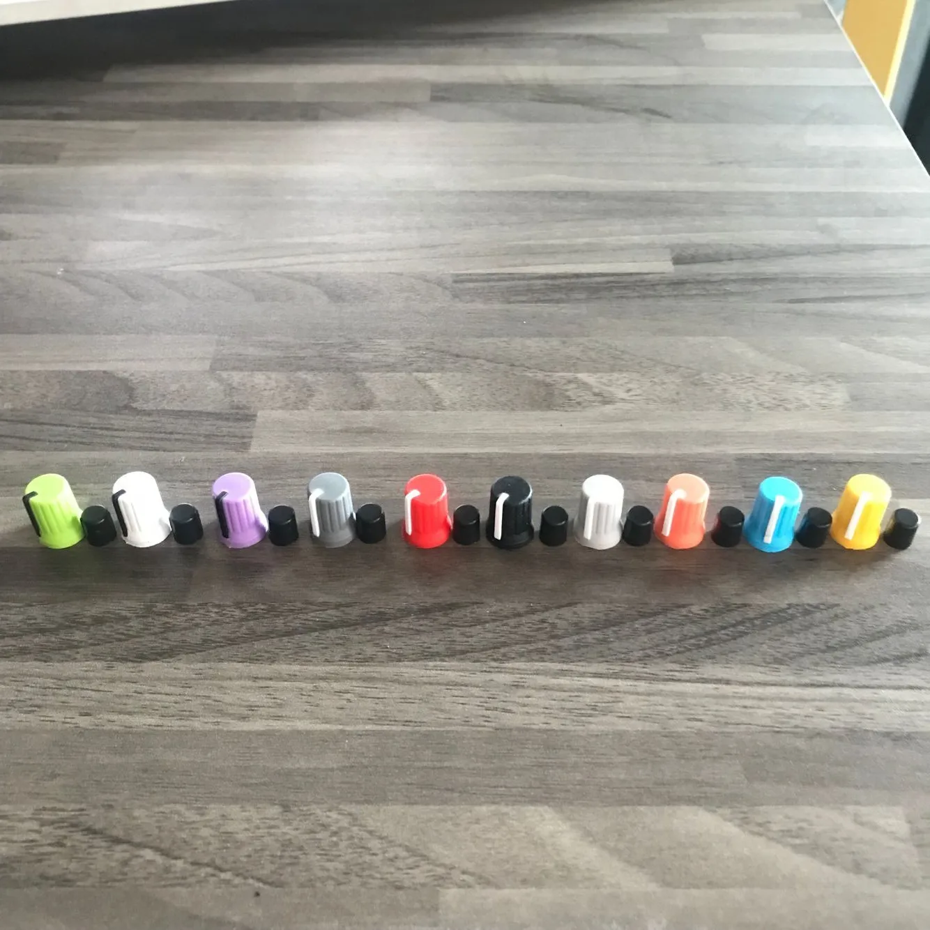 Вращающаяся ручка управления 100 шт./лот белый цвет подходит для Pioneer XDJ-RX R1 RZ AERO DJM-T1