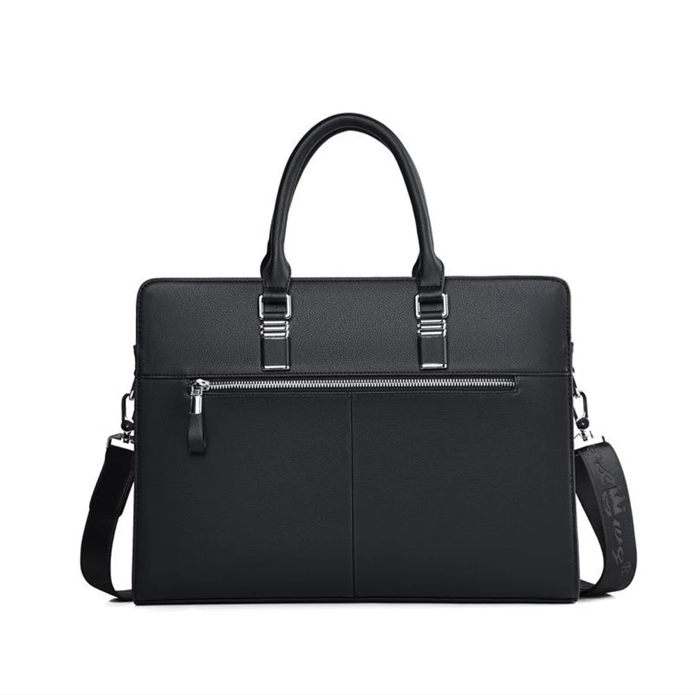 Men's Briefcase Premium Genuine Men's Bag Large Capacity Briefcase Men's Shoulder Bag Casual Business Handbag
