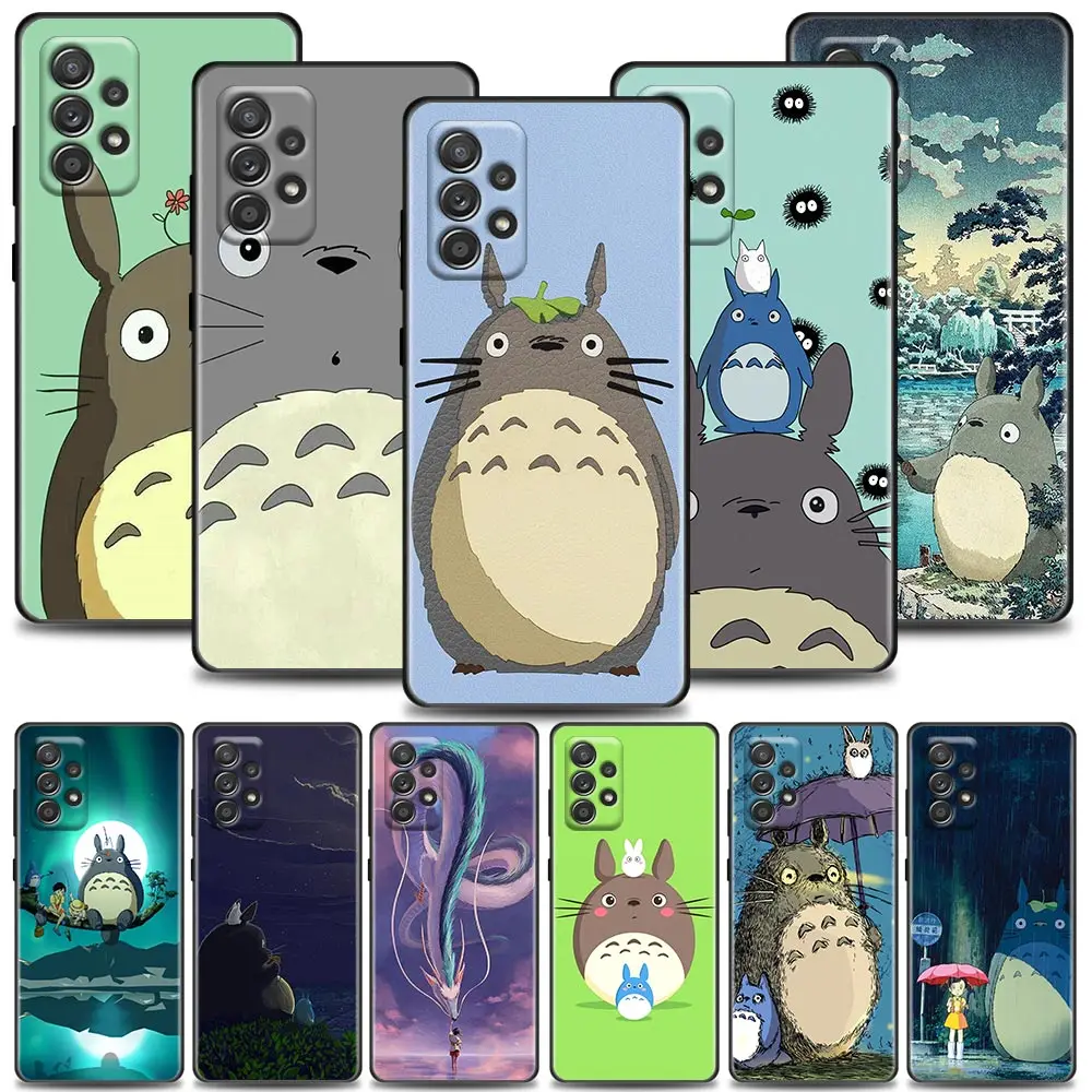 

Japan Anime Totoro Ghibli Miyazaki Case For Samsung Galaxy A32 4G A33 5G Case A13 A23 A31 A01 A02 A03 A22 Soft Silicone Cover