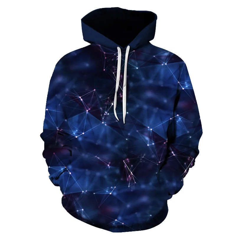 2022 3D Print Space Galaxy Sweatshirt Autumn And Winter Unisex Clothing Pullover Large Sizes Hoodie