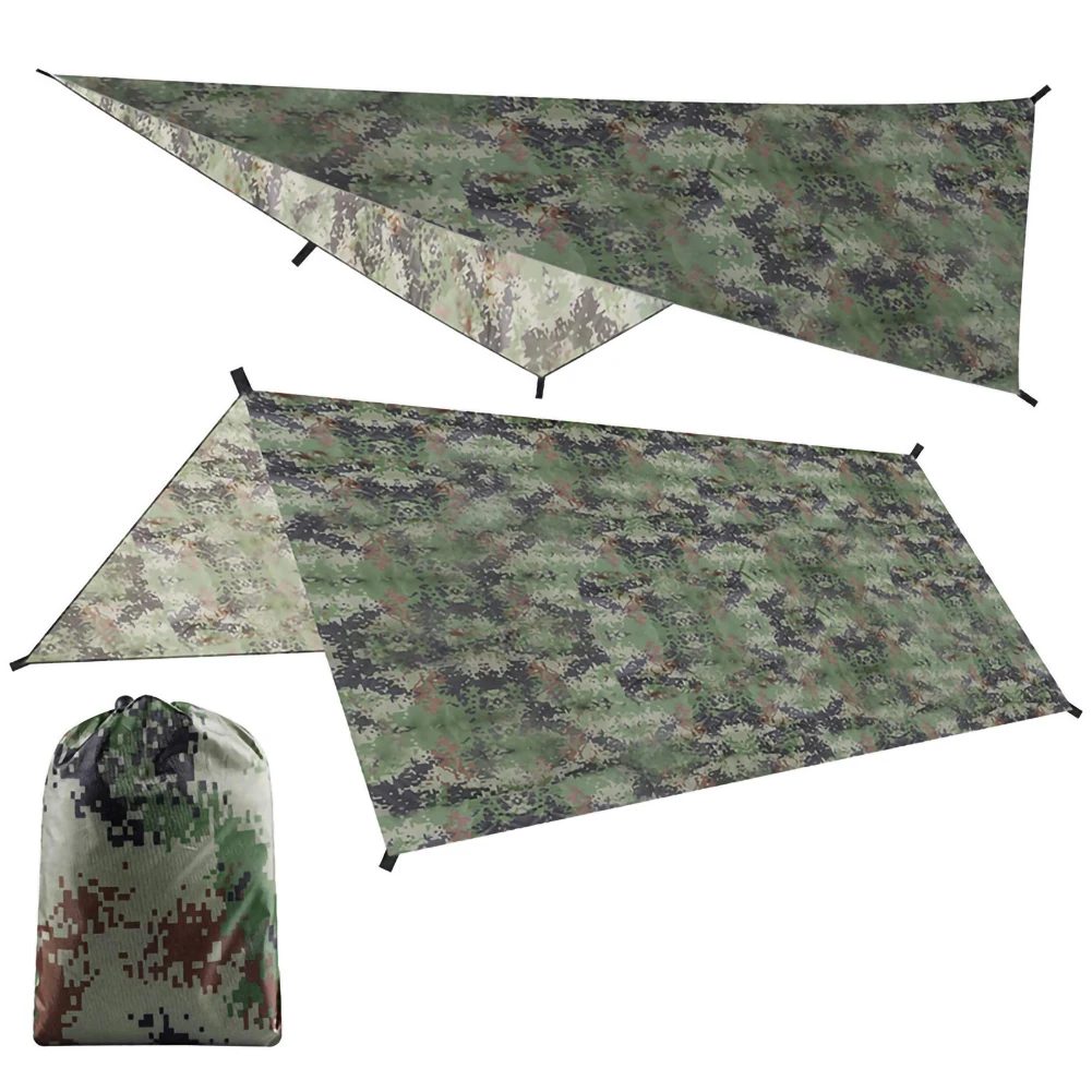 

100X145CM Awning Waterproof Tarp Tent Shade Ultralight Garden Canopy Sunshade Outdoor Camping Hammock Tourist Beach Sun Shelter