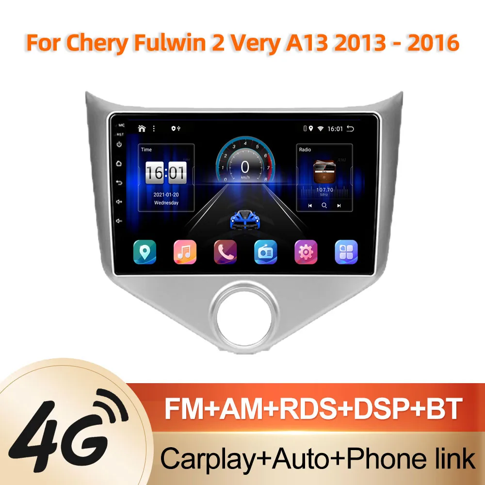 

PEERCE For Chery Fulwin 2 Very A13 2013 - 2016 Car Radio Multimedia Video Player Navigation GPS Android No 2din 2 din dvd