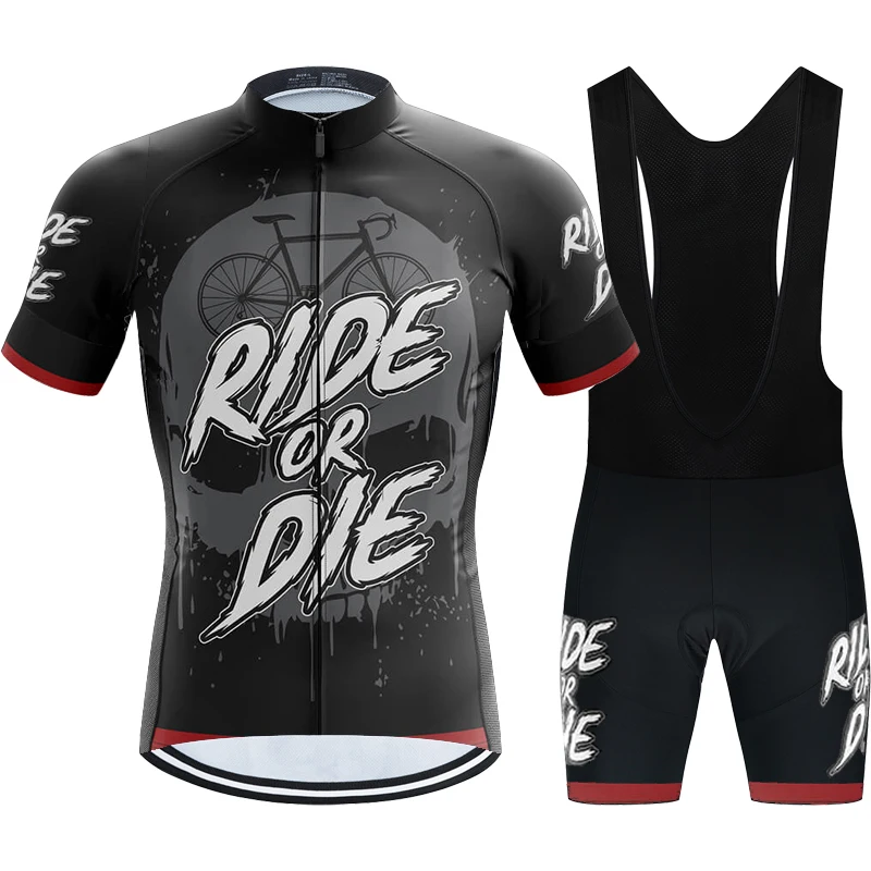 

Ride Or Die Cycling Clothing Man Laser Cut Bicycle Clothes Pants Mtb Men's Bike Suit Uniform Blouse Summer 2022 Teams Shorts Bib