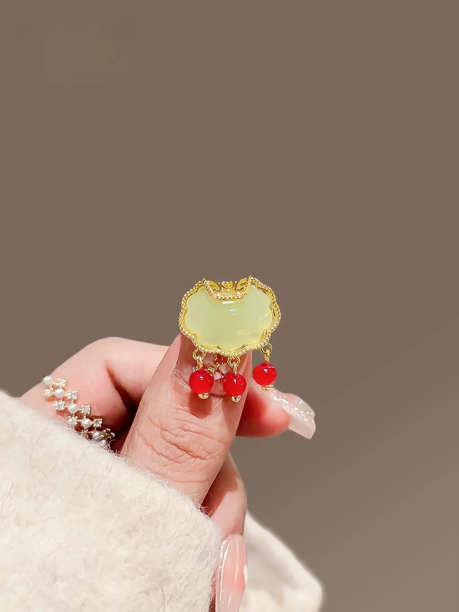 Guofeng Xiangyun брошь с безопасным замком элитная женская защитой от воздействия