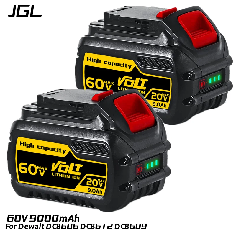 9000 мАч Dewalt FlexVolt 120 в 60 20 сменная батарея инструменты аккумулятор для дрели DCB606 DCB612