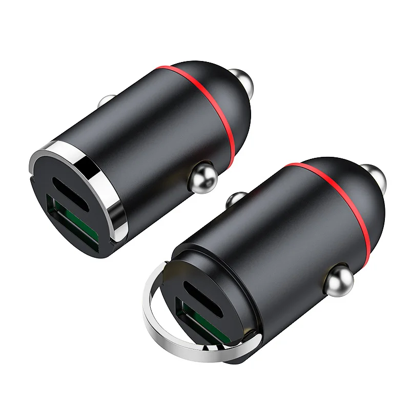 

Автомобильное зарядное устройство с двумя USB-портами, 22,5/100 Вт
