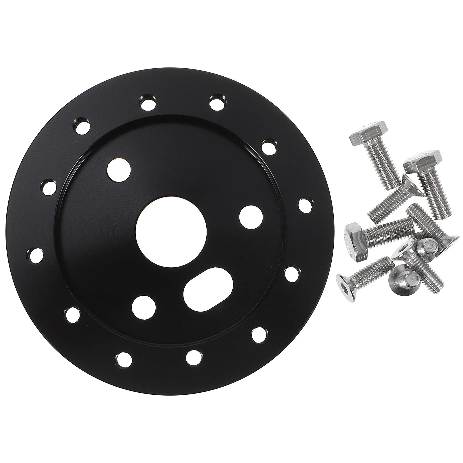 

Steering Wheel Block Spacers Car 6 Hole Adapter Conversion Part Refit 3 Aluminum Alloy Hub Elevator