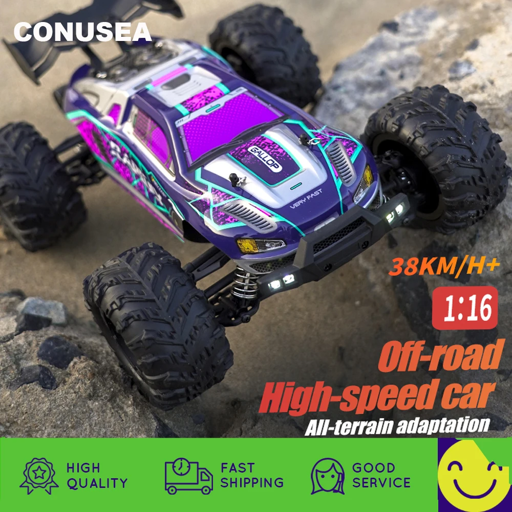 Радиоуправляемая модель автомобиля SCY 16101 1/16 2,4G 4WD 38 км/ч, полнопропорциональный Радиоуправляемый внедорожник с дистанционным управлением, грузовик RTR, игрушечный автомобиль