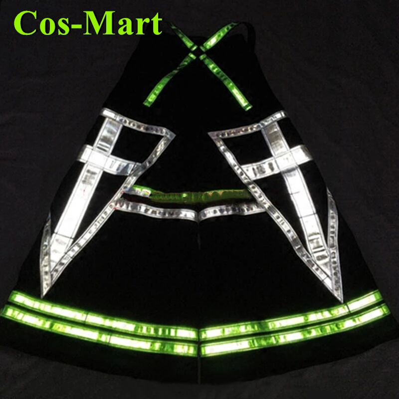 Фото Брюки Cos-Mart Ghost Dance: флуоресцентные, светоотражающие, для уличных танцев, хип-хопа, ночных косплеев, расклешенные брюки-костюм №2