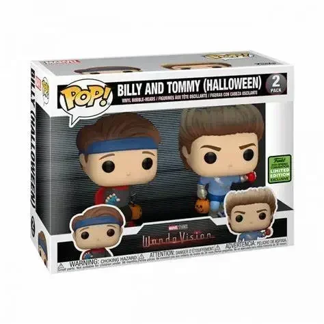 FUNKO POP Костюм Мстителей 2. # BILLY AND TOMMY Хэллоуин Железный человек Тони Старк Фигурки