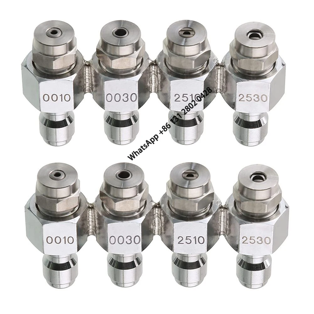 Наконечник для мойки высокого давления 1/4 дюйма NPT 0 градусов/25 градусов 4-ходовая