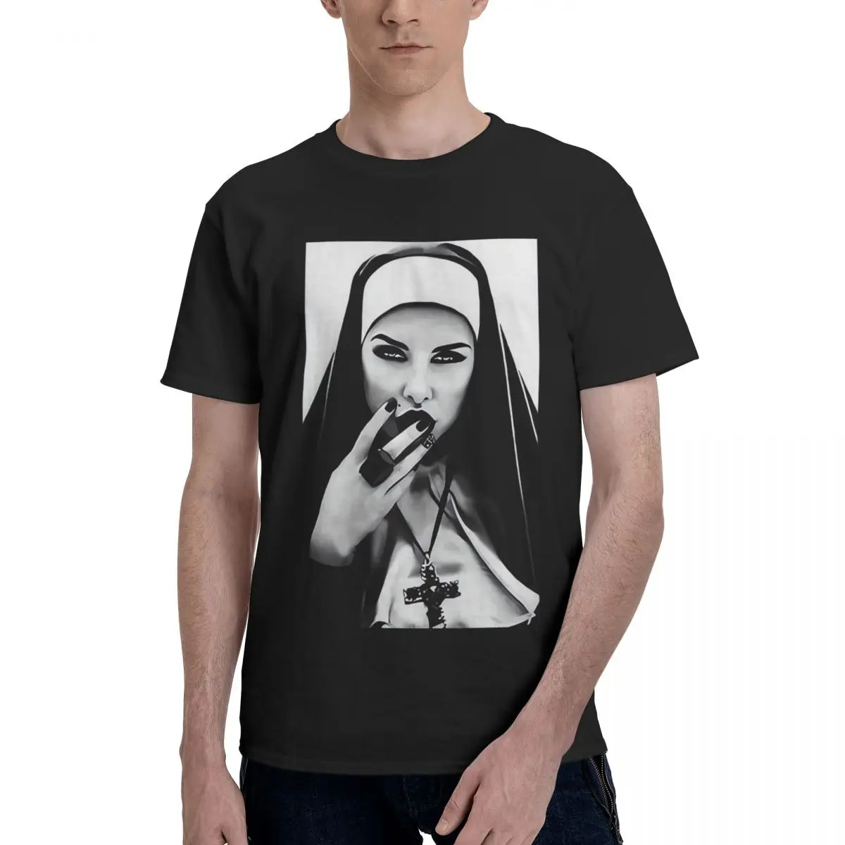 Stoner Nun Nonne Gras Hba повседневные дышащие удобные кавайные новые подарки и футболки из