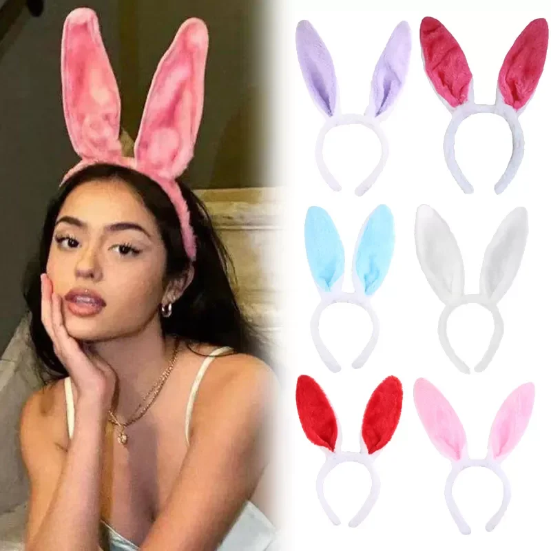 

Adult Children Girls Cute and Comfortable Hairband Rabbit Ear Headband Dress Costume Bunny Ear Hairband Hair Accessories