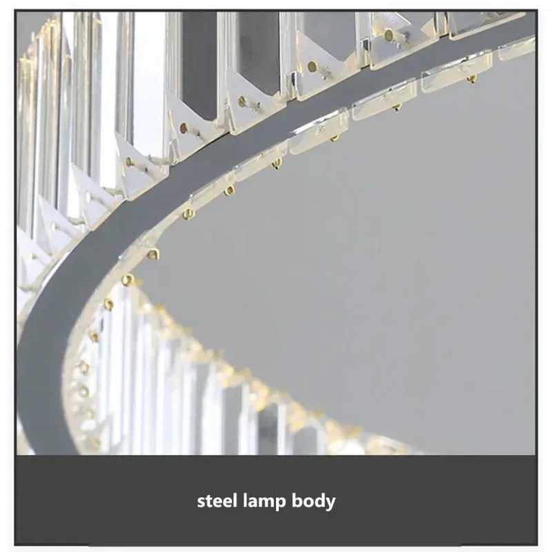 Современные Роскошные светодиодные подвесные светильники с регулируемой