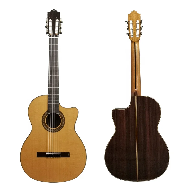 

Aiersi brand handmade classical guitar popular stringed musical instruments special cutaway classic guitar