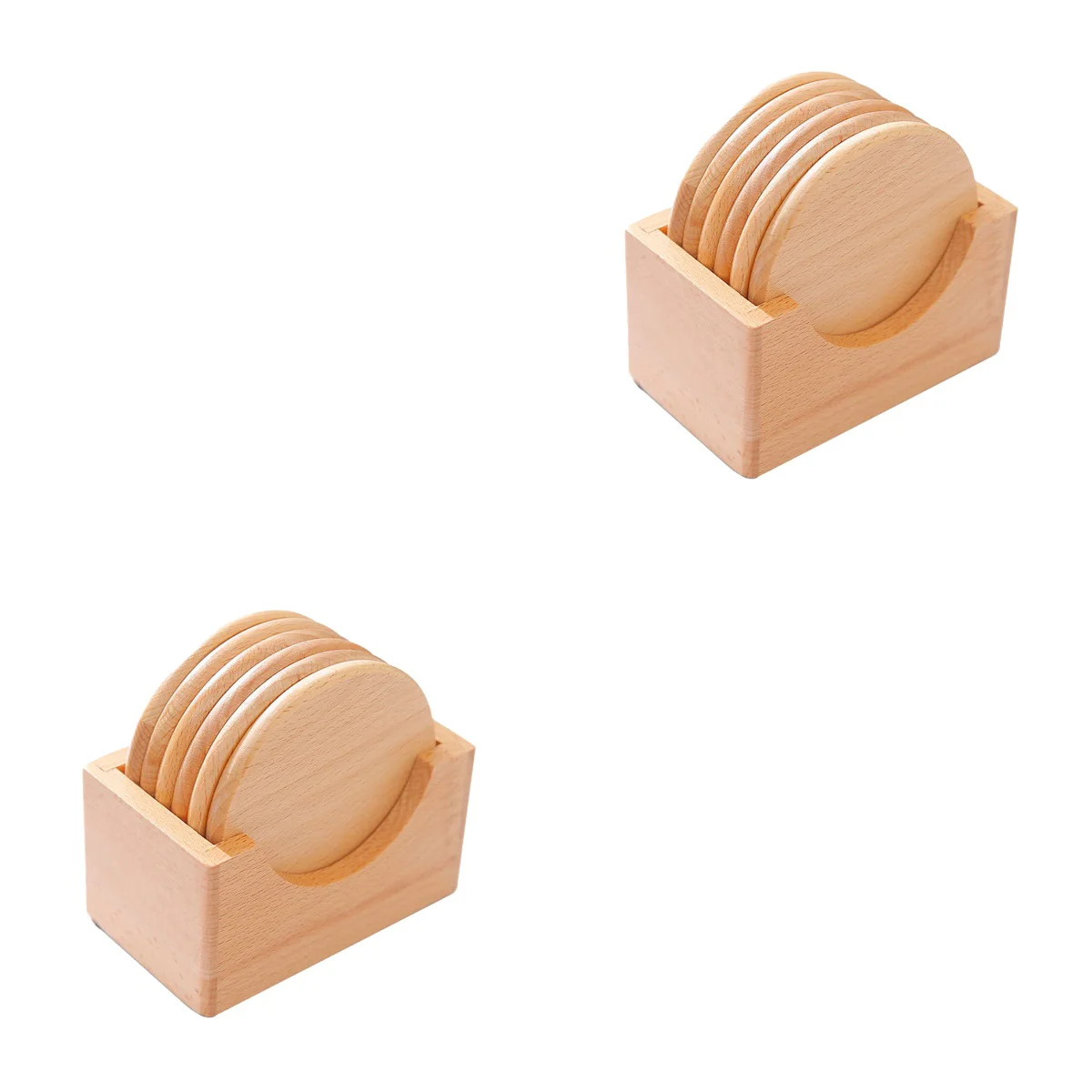 

12 шт., подставки из бука для домашней вечеринки