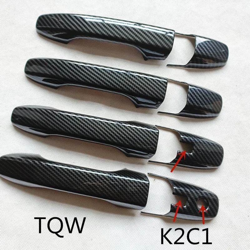 

Для Toyota Raize Daihatsu Rocky A200 автомобильные аксессуары 2020 2021 2022 2023 крышка дверной ручки отделка пластик имитация углеродного волокна