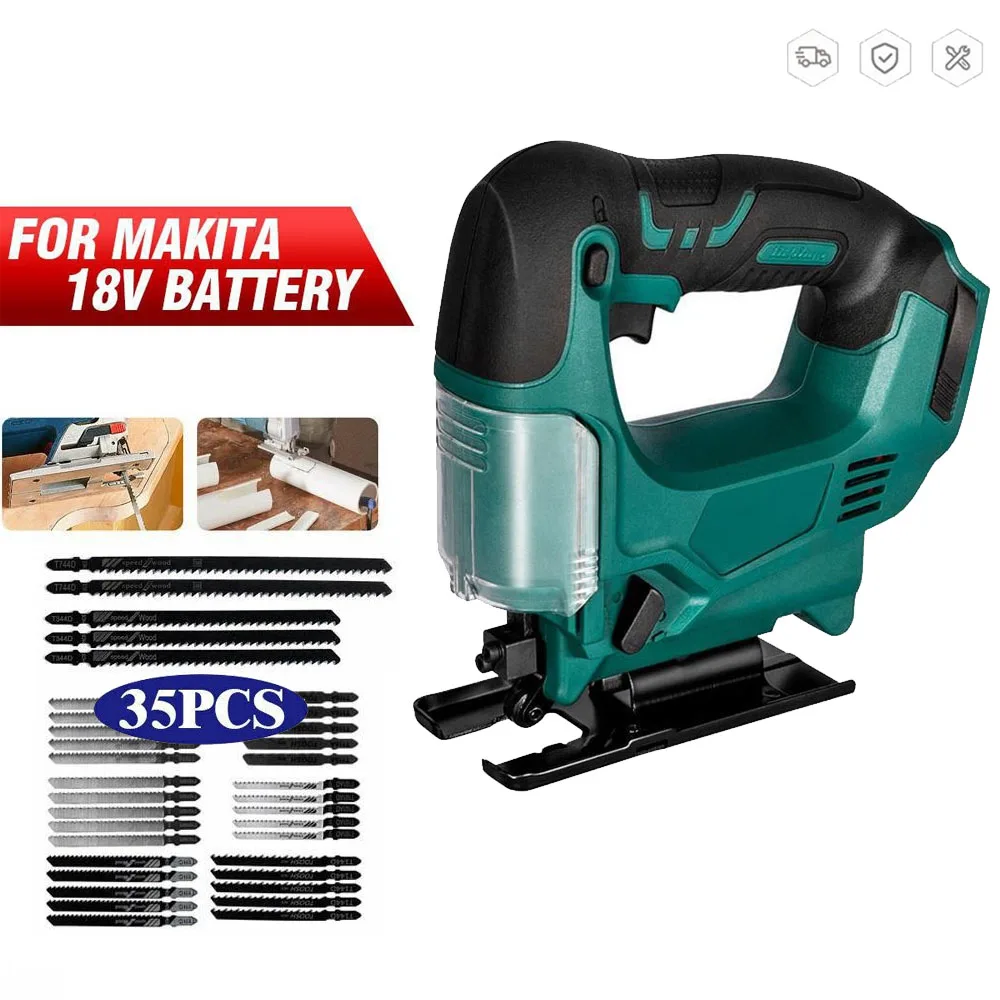 21V Cordless Electric Jig Saw 65mm 2400 SPM Multi-Function P