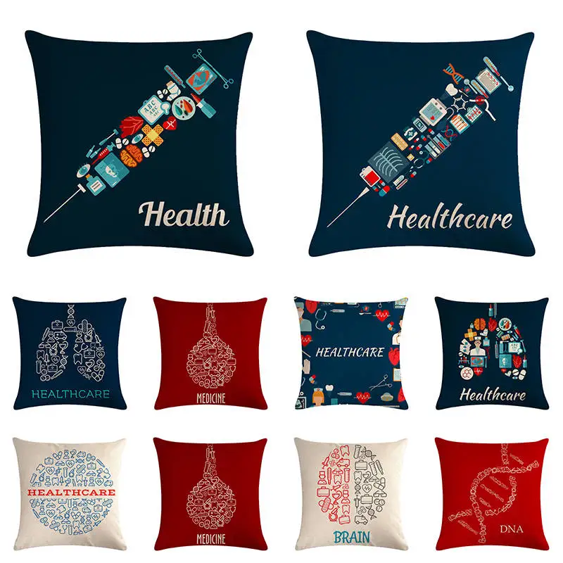 

Медицинский чехол для подушки мозга, чехол для подушки, украшение для медицинской терапии, чехол для подушки, Наволочки для подушки