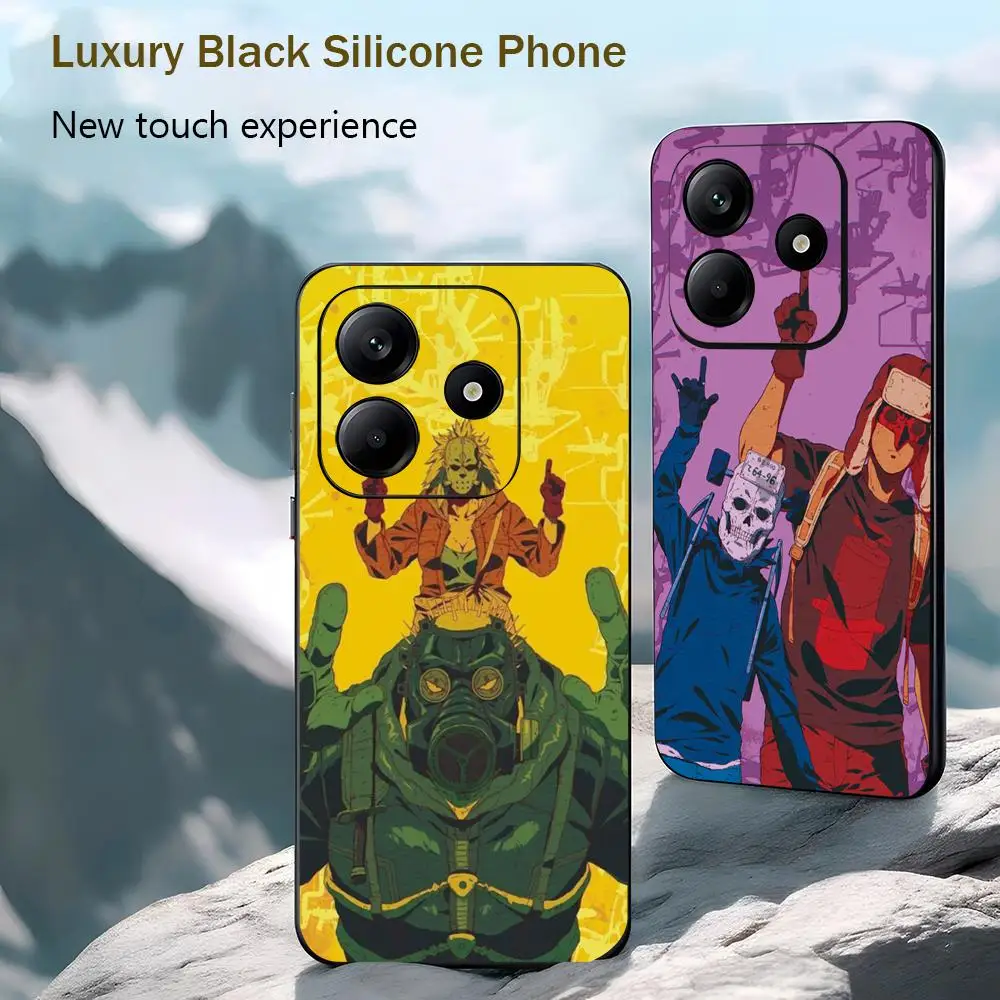 Фото Чехол для телефона Dorohedoro risu nikaido для Xiaomi Redmi 14C 13C 12C Note14 13 12 11 10 Pro Plus S, мягкий черный чехол для телефона №1