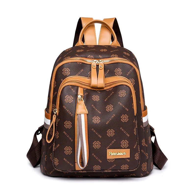 Модный школьный ранец в стиле ретро для девочек вместительный женский рюкзак из